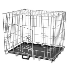 Foldable Metal Dog Crate L