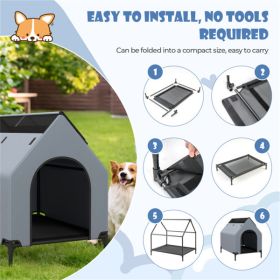 25" x 36" pet house with windows