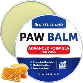 Dog Paw Balm Lick Safe Snout Soother Moisturizes Soothes & Nourishes Irritated Paw Pads and Dry Nose Protects from Cracks & Wounds Dog Feet Balm with