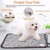Pet Heating Pad Dog Electric Heating Mat Waterproof Adjustable Warming Blanket with Chew Resistant Steel Cord Case