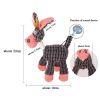 Dog Squeaky Toy For Dog; Donkey Shaped Plush Toy Dog Chew Toy; Interactive Dog Toy