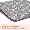 Pet Heating Pad Dog Electric Heating Mat Waterproof Adjustable Warming Blanket with Chew Resistant Steel Cord Case