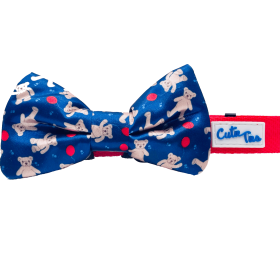 Cutie Ties Dog Bow Tie (Color: Teddy Bear, Size: one size)