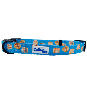 Cutie Ties Fun Design Dog Collar (Color: The Breakfast Club, Size: medium)