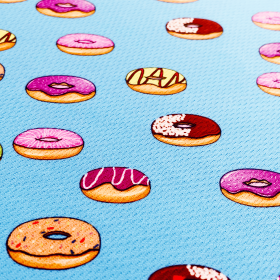Cutie Ties Tie On Dog Bandana (Color: Donuts, Size: large)