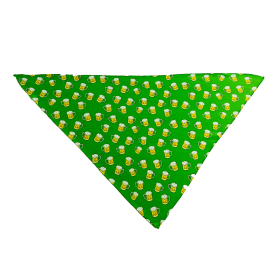 Cutie Ties Tie On Dog Bandana (Color: Beer, Size: small)