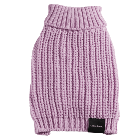 The Perfect Knit Sweater, Turtleneck (Color: Lilac, Size: small)