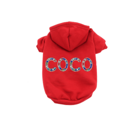 Coco Hoodie (Color: Red, Size: 2X Large)