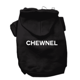 My Fab Chewnel Warm Dog Hoodie (Color: Black, Size: medium)