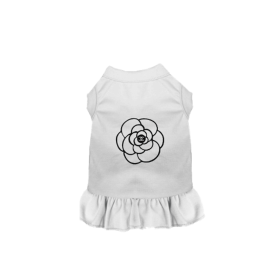 Cameilla Casual Dress (Color: White, Size: small)