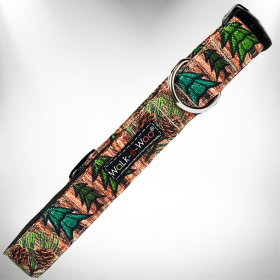 Nature-Lover Collars (Color: Into the Woods, Size: L 1" width fits 14-25" neck)
