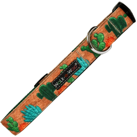 Nature-Lover Collars (Color: Cactus Garden, Size: XL 1.5" wide fits 18-28" neck)