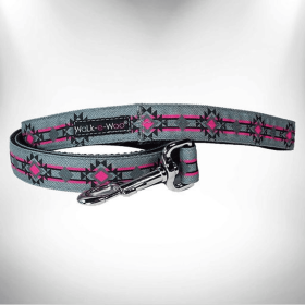 Southwestern Leads (Color: Pow Wow Pink, Size: THIN Lead 5/8" width- 5' length)