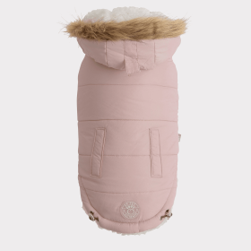GF Pet ElastoFit Urban Dog Parka (Color: Pink, Size: medium)