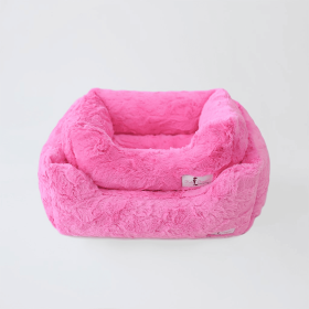 Bella Dog Bed (Color: Fuchsia, Size: large)