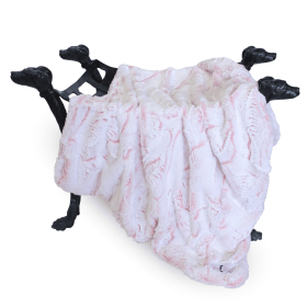 Whisper Dog Blanket (Color: Blossom, Size: large)