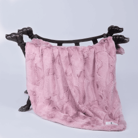 Cuddle Dog Blanket (Color: Mauve, Size: large)