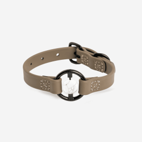 All Eyes On Me Collar (Color: Martini Olive, Size: L)