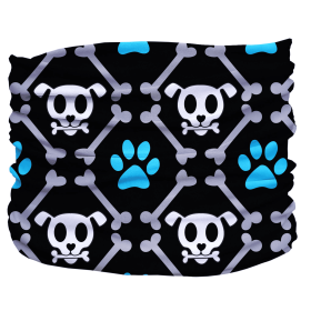 Bone Dogger Pup Scruff (Color: Black,Grey,Blue, Size: 2XL)