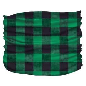 Buffalo Plaid Pup Scruff (Color: Green, Size: Tiny)