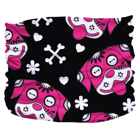 Day of the Dog Pup Scruff (Color: Black,Pink,White, Size: Tiny)
