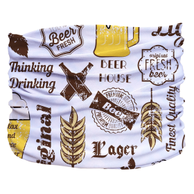 Beer Buddy Pup Scruff (Color: White,Brown,Yellow, Size: Big Pooper)