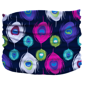Peacock Splash Pup Scruff (Color: Multi, Size: XS)