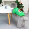 Christmas Pet Hoodie With Santa Claus Pattern For Dog & Cat; Festive Dog Hoodie