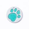 Personalized Dog Tags; Engraved Footprints Tags