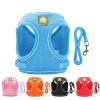 Reflective Pet Harness And Leash Set For Dog; No Pull Dog Vest Harness With Breathable Mesh