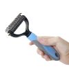Pet Grooming Tool 2 Sided Undercoat Rake