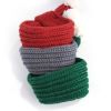Pet knit Christmas Creative Teddy Scarf
