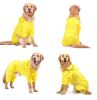 Golden hair raincoat dog Samoyed medium-sized large dog border dog raincoat