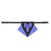 Wedding suit dog collar triangle scarf