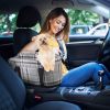 Console Pet Car Seat with Storage Pocket Booster Car Seat Portable Pet Travel Bag