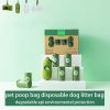 Poop Bags Disposable Dog Litter Bag Bulk Poop Bag With Belt Clip And Bone Bag Dispenser Biodegradable Epi Eco Friendly