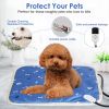 Electric Dog Heating Mat Waterproof Warming Blanket with 9 Heating Levels 4 Timer Setting
