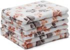 Pack of 2 Blankets Super Soft Fluffy Premium Fleece Pet Blanket