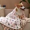 Pack of 2 Blankets Super Soft Fluffy Premium Fleece Pet Blanket