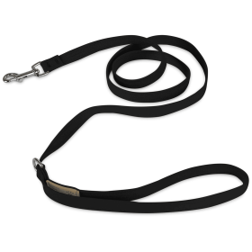 Susan Lanci Designs Plain Leash (Color: Black, Size: 4 ft)