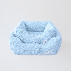 Bella Dog Bed (Color: Baby Blue, Size: SM)