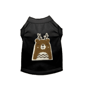 Cuddle Antler Bear (Color: Black, Size: X Small)