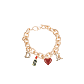 Dior-able Charm Dog Necklace (Color: gold, Size: small)