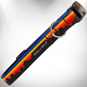 Mountain Dog Collars (Color: Blue Mountain, Size: XS 5/8" width fits 8-12" neck)