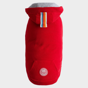 GF Pet Elasto-Fit Urban Dog Hoodie (Color: Red, Size: 2XS)