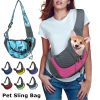 Pet Puppy Carrier S/L Outdoor Travel Dog Shoulder Bag Mesh Oxford Single