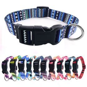 Bohemian collar Ethnic dog collar (Color: Bohemian yellow, Size: L)