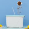 Airtight Pet Food Storage Barrel, Dog Food Treats Snack Container Storage