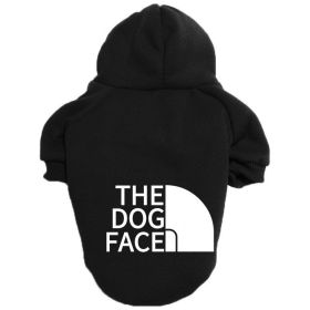 Pet Hoodie For Winter; Warm Dog Hoodie Pet Sweatshirts; Pet Clothes For Small Medium Dogs (Color: Black, Size: XXL)