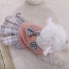 Sweet Bowknot Dog Sweater Dress